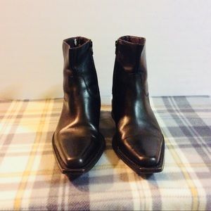 Schechers Collection Black Boots Sz 9 Real leather